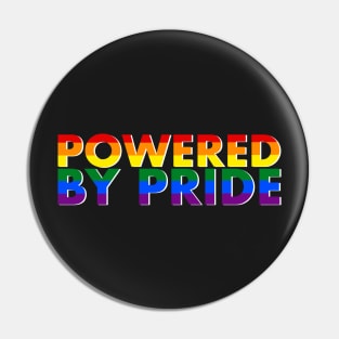 Powered by pride Pin