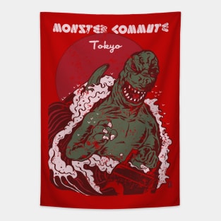 Monster Commute Tokyo Tapestry