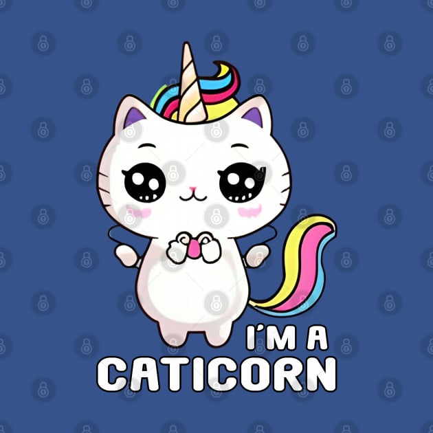 Kawaii I'm a Caticorn Unicorn Cat Kittycorn by Splash Graphics