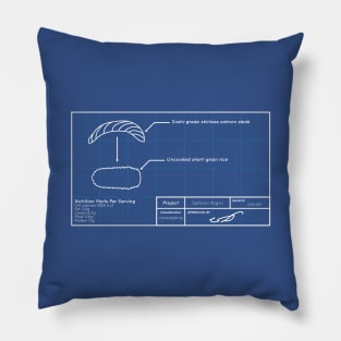 Nigiri Blueprint Pillow