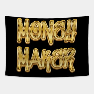 Money Maker Gold - Hustle Tapestry