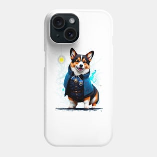 Whimsical Corgi in Magical School Uniform Phone Case