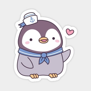 Cute Little Penguin Sailor Crew Magnet