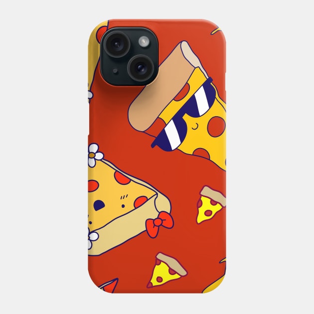 Cute Cool Pizza Slice Pattern Phone Case by saradaboru