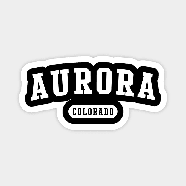 Aurora, Colorado Magnet by Novel_Designs