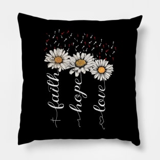 Faith Hope Love in Jesus Pillow