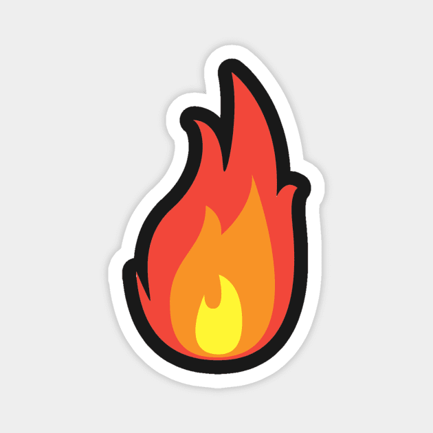 Flame, Fire, Fuego, Holy Fire, Holy Spirit, Magnet by Ckauzmann