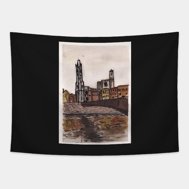 Girona's Landscape Tapestry by PolSmart