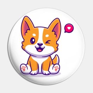 Cute Kawaii Puppy Pin