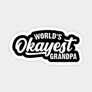 World's Okayest Grandpa Magnet