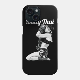 Muay Thai Girl Fight Back Phone Case