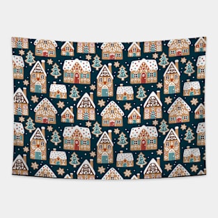 gingerbread houses Tapestry