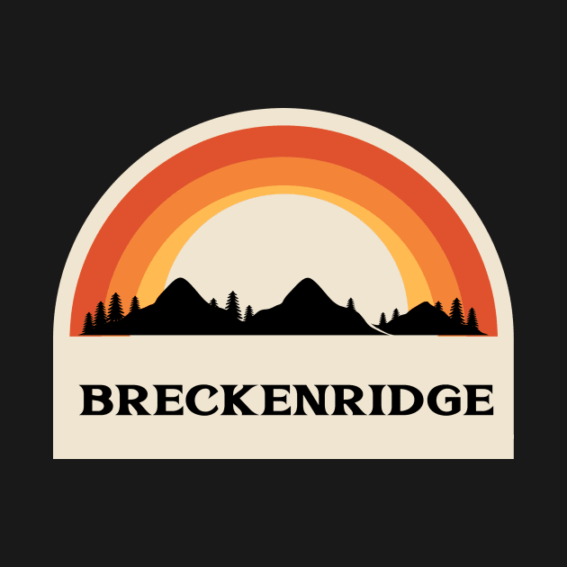 Breckenridge Retro by victoria@teepublic.com