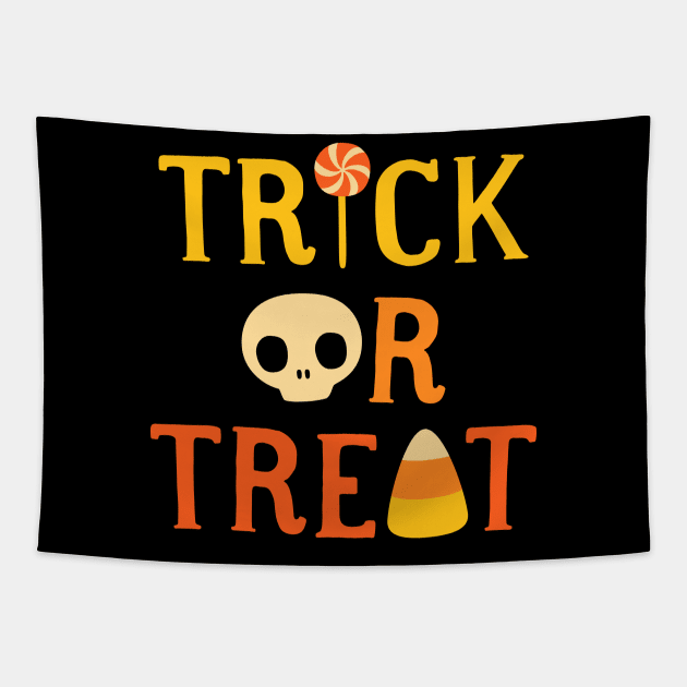 Trick or Treats Tapestry by machmigo