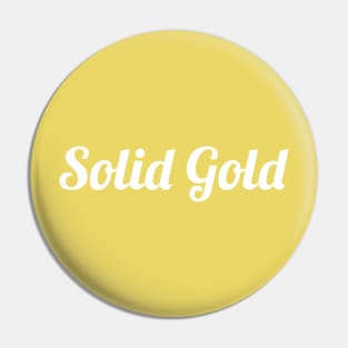 Solid Gold Pin