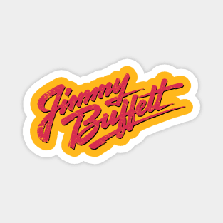 Jimmy Buffett Retro Style Magnet