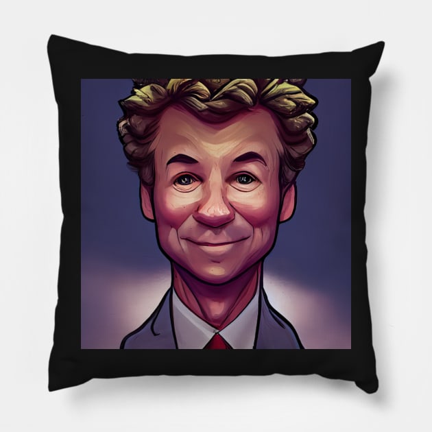 Rand Paul | Comics Style Pillow by ComicsFactory