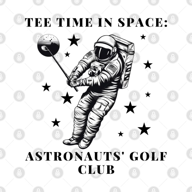 Tee Time in Space: Astronauts' Golf Club Astronaut Golf by OscarVanHendrix