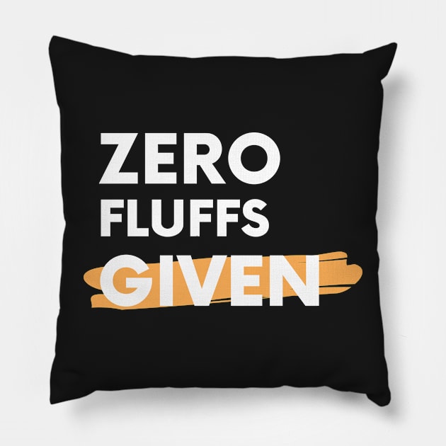 Zero Fluffls Given Pillow by Raja2021