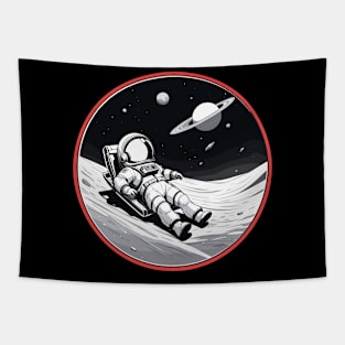 Martian Slip 'n Slide Fail - Astronaut Adventure Tapestry