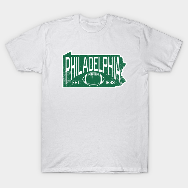 Discover Philadelphia PA Football - White - Philadelphia - T-Shirt