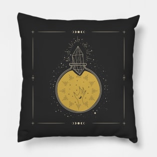 Mystical Illustration Pillow