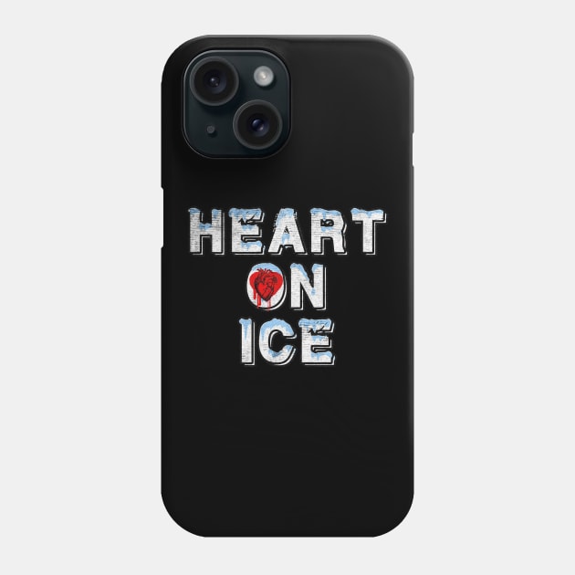 heart on ice Phone Case by shwinnnnn