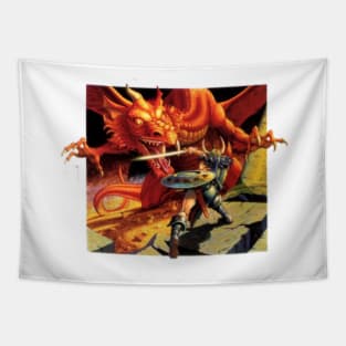 Fight of dragon Tapestry