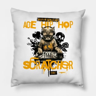 Ace Hip Hop Scratcher Pillow