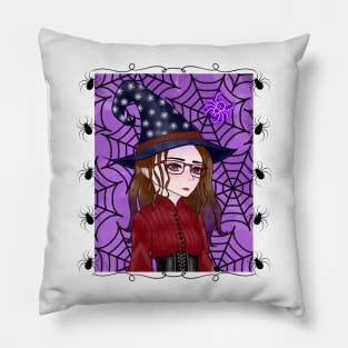 Modern Witch with Vintage Flair Pillow