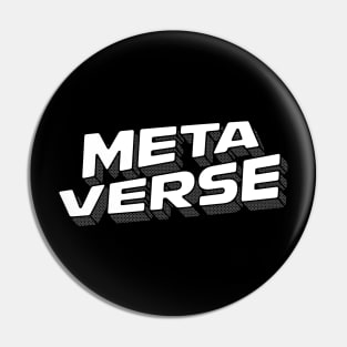 Metaverse - White Pin