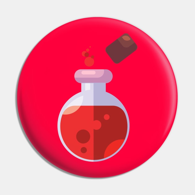 Red Potion Pin by Teemperor