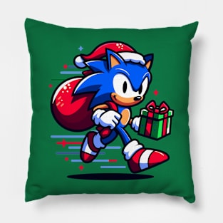 Sonic The Xmas 02 Pillow