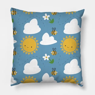 Sunshine and Bees Pillow