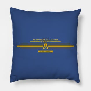 Alliance Navy Athletic Dept. [Gold] Pillow
