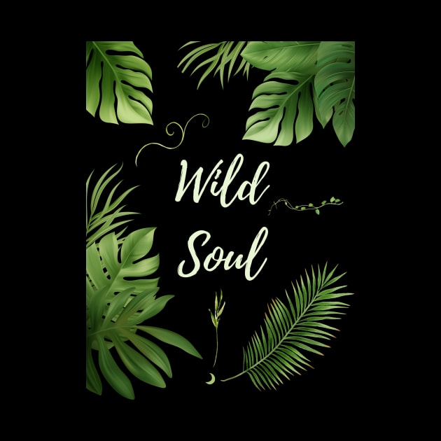 Wild Soul - Botanical Green Witchery Cottagecore Art Print by Free Spirits & Hippies by Free Spirits & Hippies
