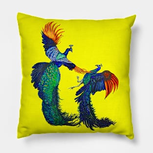 Peacocks Pillow