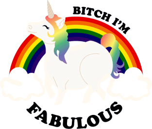 Fabulous Unicorn Magnet