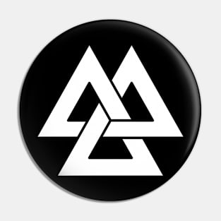 Ritual viking valknut amulet graphic Pin