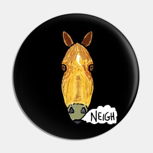 Horse Face Neigh Pin