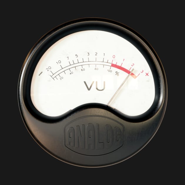 Vintage music studio equipment vu meter by Jomi