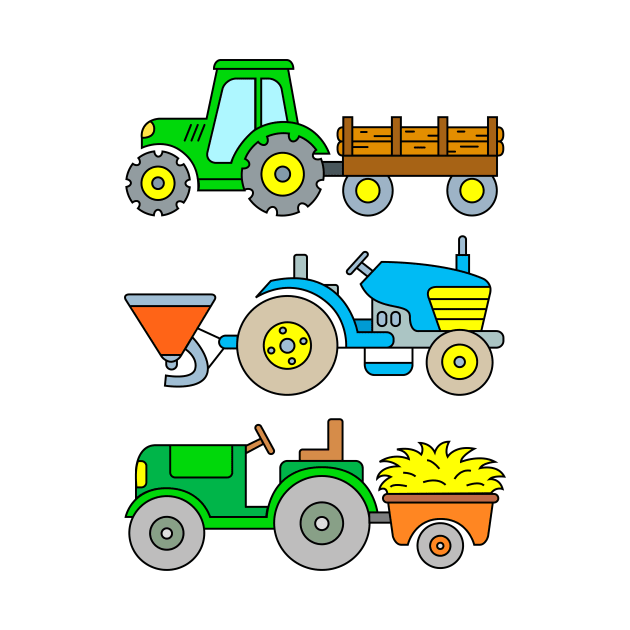 Tractor Kids by samshirts