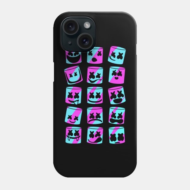 Marshmello smile mask Phone Case by DenielHast