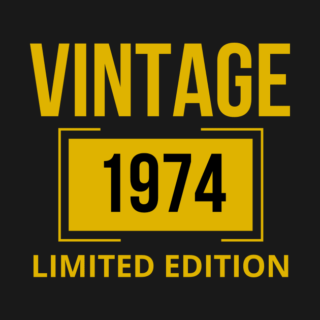 Vintage 1974 limited edition by abahanom