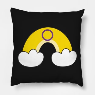 Intersex pride flag Pillow