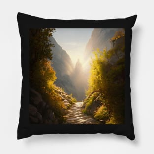 Provence Mountain Path Pillow