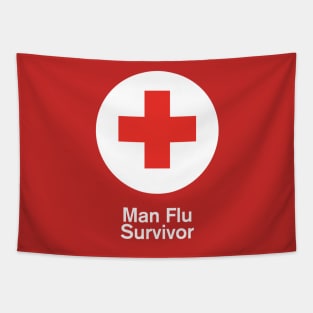 Man Flu Survivor Tapestry