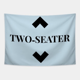 two seater tshirt Tapestry