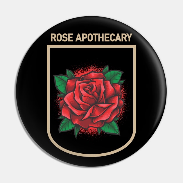 Rose Apothecary Pin by Jandara