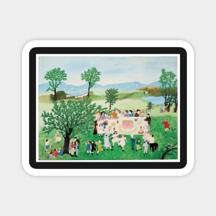 grandma moses Magnet